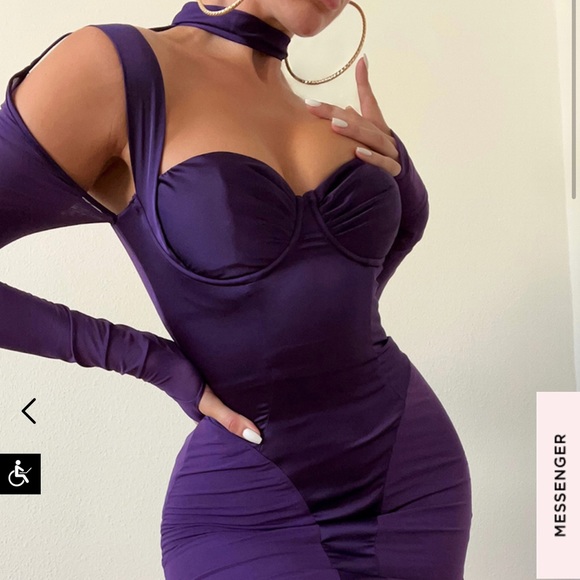 Dress Length: Approx 120cm
Materials: Light Silky Satin - Picture 2 of 10